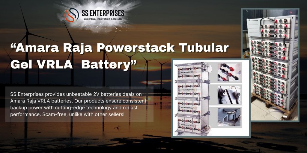 Amara Raja Powerstack Tubular Gel VRLA Battery – Industrial Power with Unmatched Value