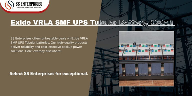 Exide VRLA SMF UPS Tubular Battery 100Ah