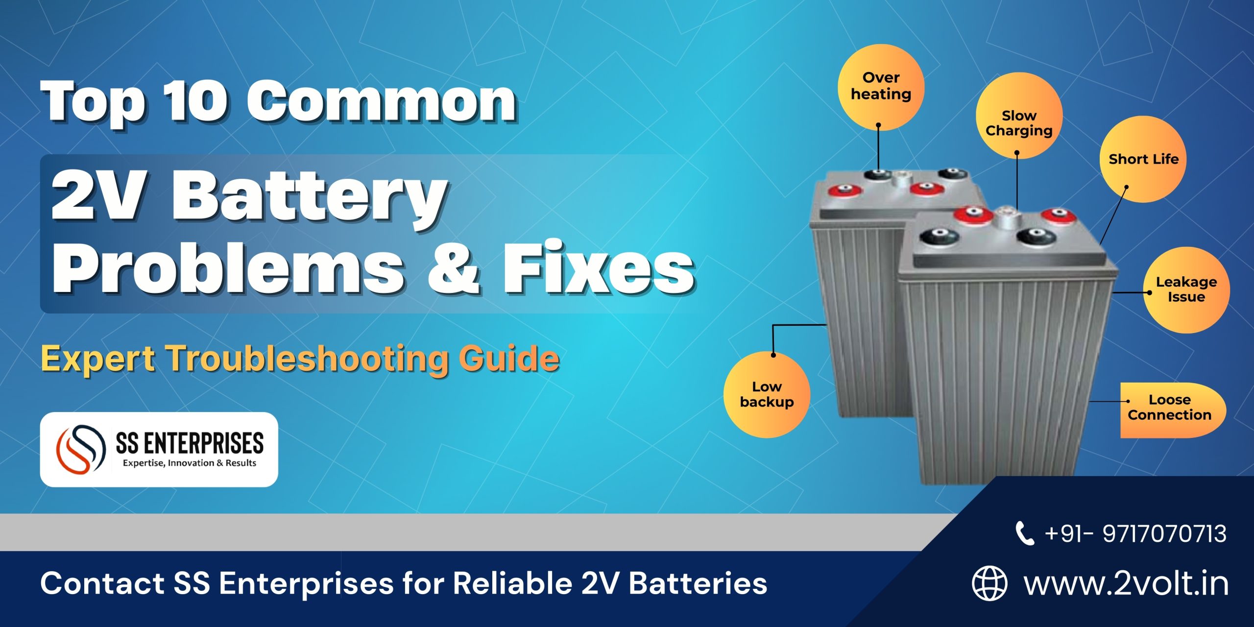 2V battery problems and solutions – SS Enterprises