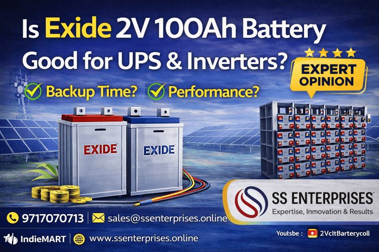 Is Exide 2V 100Ah Battery Good for UPS & Inverters? Expert Opinion (2026 Guide)